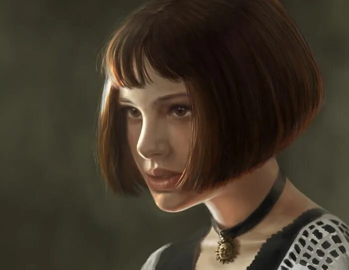 Персонажи с короткой стрижкой Kira Shakhoval Léon the professional, Portrait, The professional movie