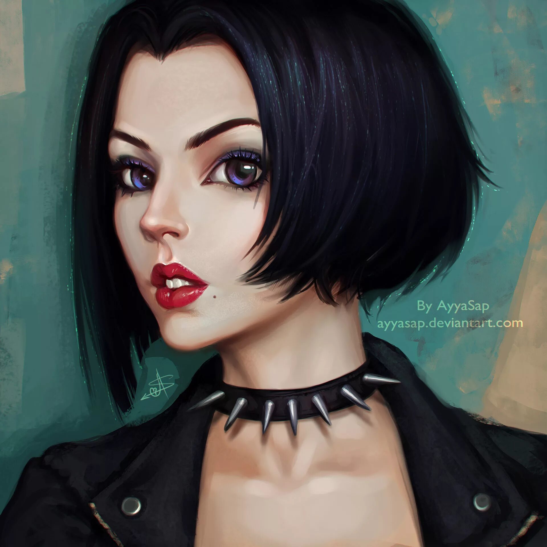 Персонажи с прической каре ArtStation - Rock Girl