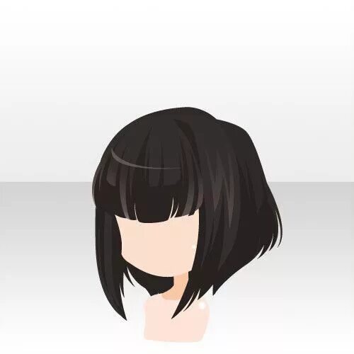 Персонажи с прической каре Pin by KateLee on хлам Manga hair, Anime hair, Chibi hair
