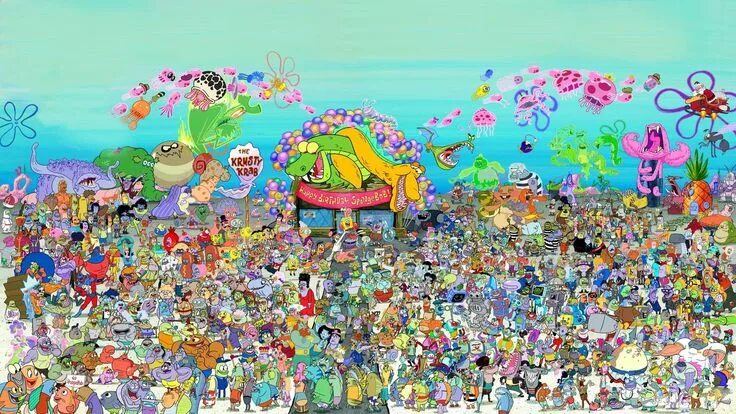 Персонажи спанч боба имена и фото every. character. EVER. r/BikiniBottomTwitter SpongeBob SquarePants Spongebob, S