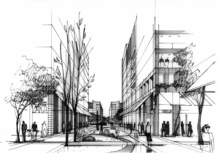 Перспективы современного дизайна Pin by Nabilah Mohd Zaki on Studio concept Buildings sketch architecture, Archit