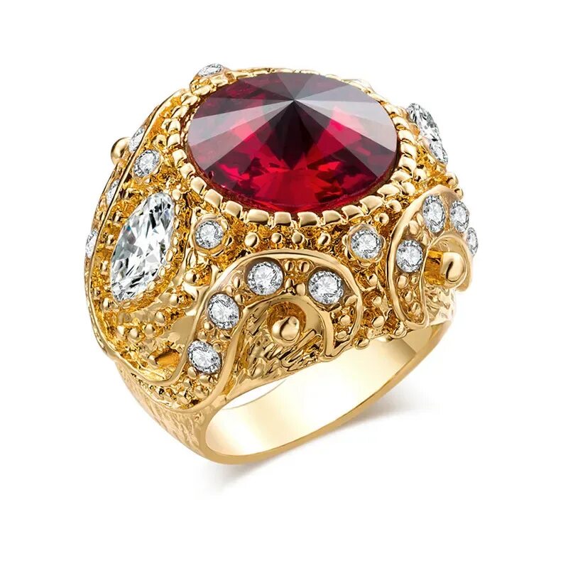 Перстни женские камнями фото золотые Zircon Engagement Ring Zircon Wedding Rings Zircon Jewelry - Vintage Jewelry Big
