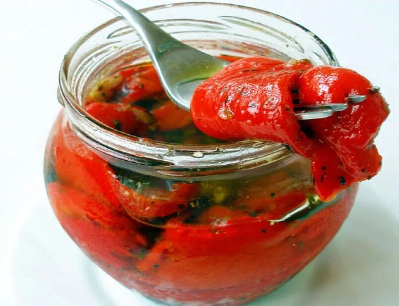Перцем рецепт с фото в домашних Маринованный перец с маслом рецепт