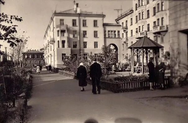 Первая линия ул герцена 19 фото Улица Герцена. 1958 год. 2022 Вестник Омска ВКонтакте