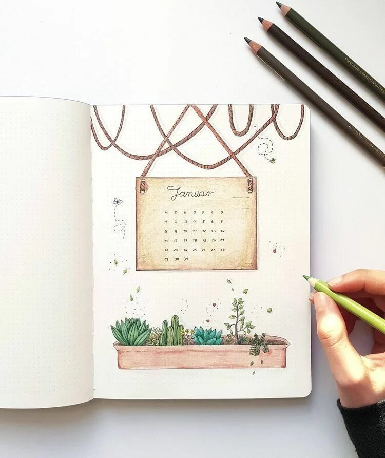 Первая страница ежедневника красивое оформление Pin on bullet journal