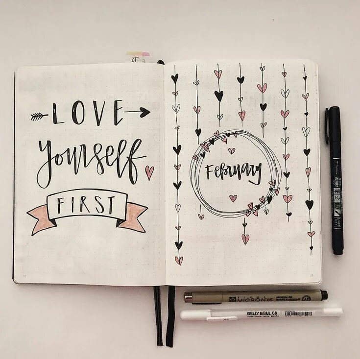 Первая страница ежедневника красивое оформление Pin on Bullet Journal Planning