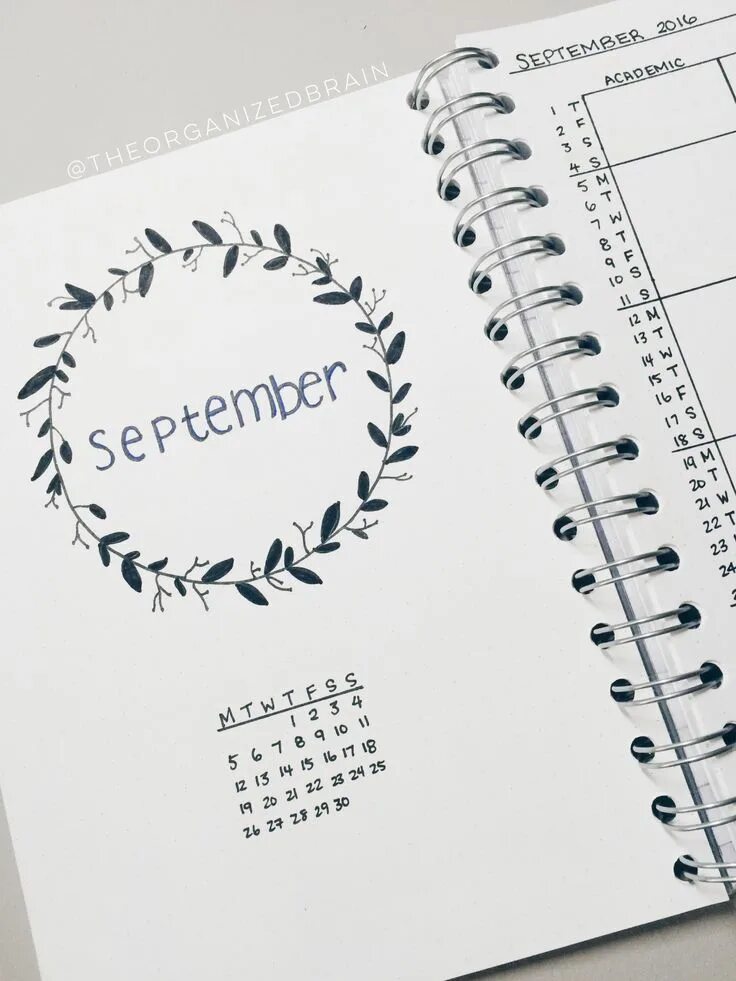 Первая страница ежедневника красивое оформление Pin on planner