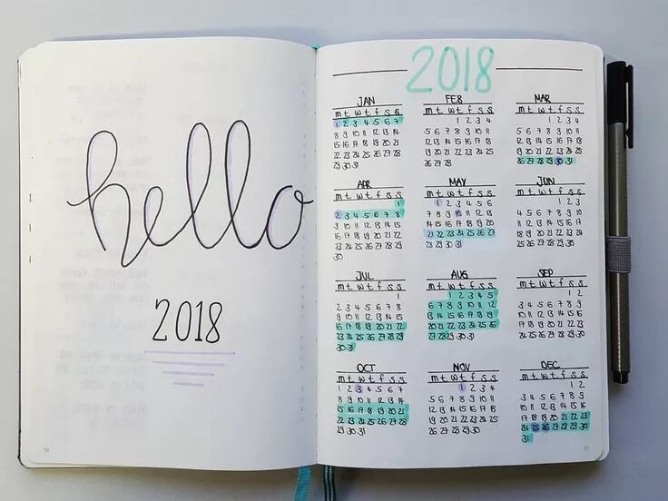 Первая страница ежедневника красивое оформление Pin on Bullet Journal