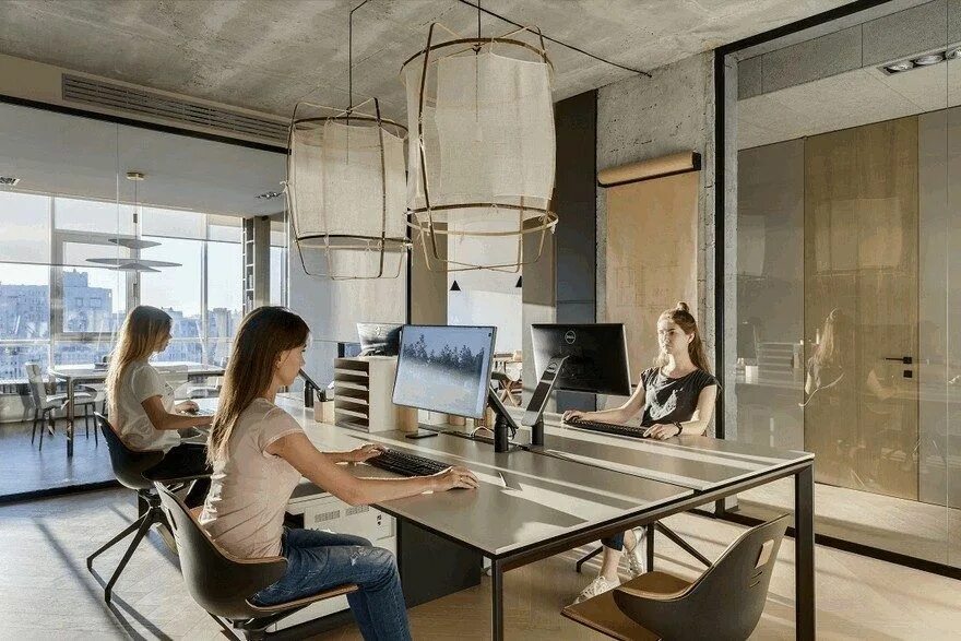 Первая студия дизайна Interior Evolution: Office Design by Materia 174 Офисные проекты, Студия дизайна