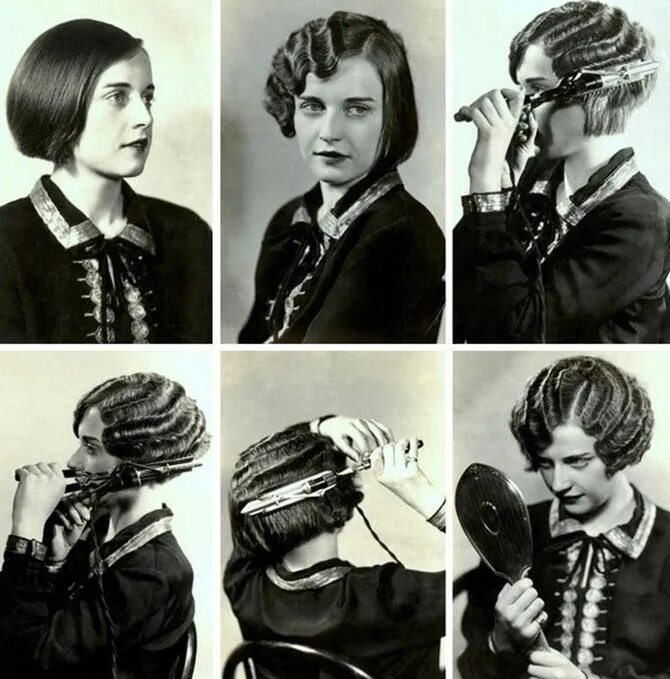Первая женская прическа Картинки по запросу прически 20 х годов каре Victorian hairstyles, Hair waves, 1