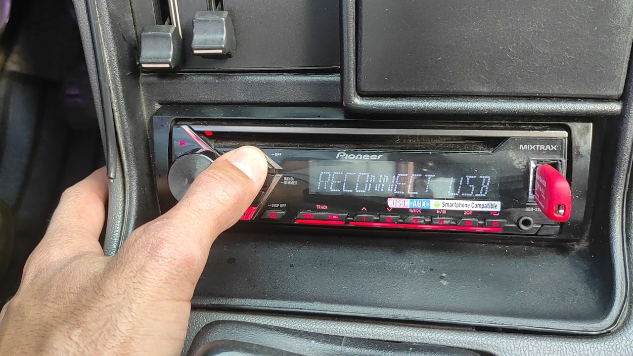 Пионер ошибка 23 при подключении флешки pioneer deh s1050ub USB okumuyor hatası - YouTube