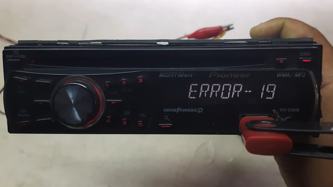 Пионер ошибка 23 при подключении флешки Radio pioneer ERROR-19 no pen-drive. - YouTube