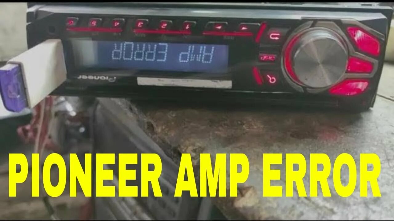 Пионер ошибка подключении телефона Service Pioneer AMP ERROR Indonesia Trik Mudah - YouTube