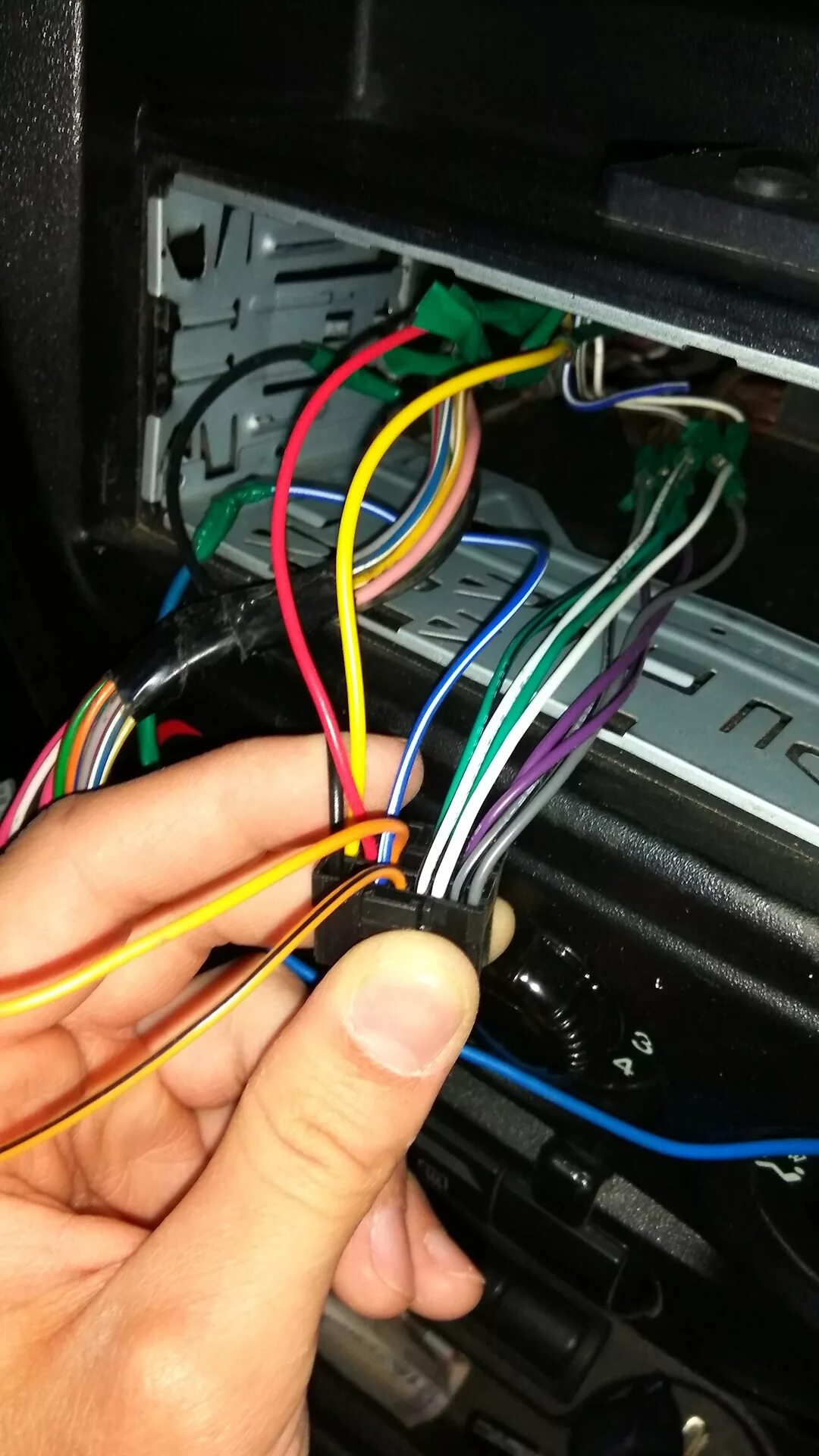Пионер подключение проводов Pioneer DEH-9450UB - Lada Гранта, 1,6 л, 2014 года аксессуары DRIVE2