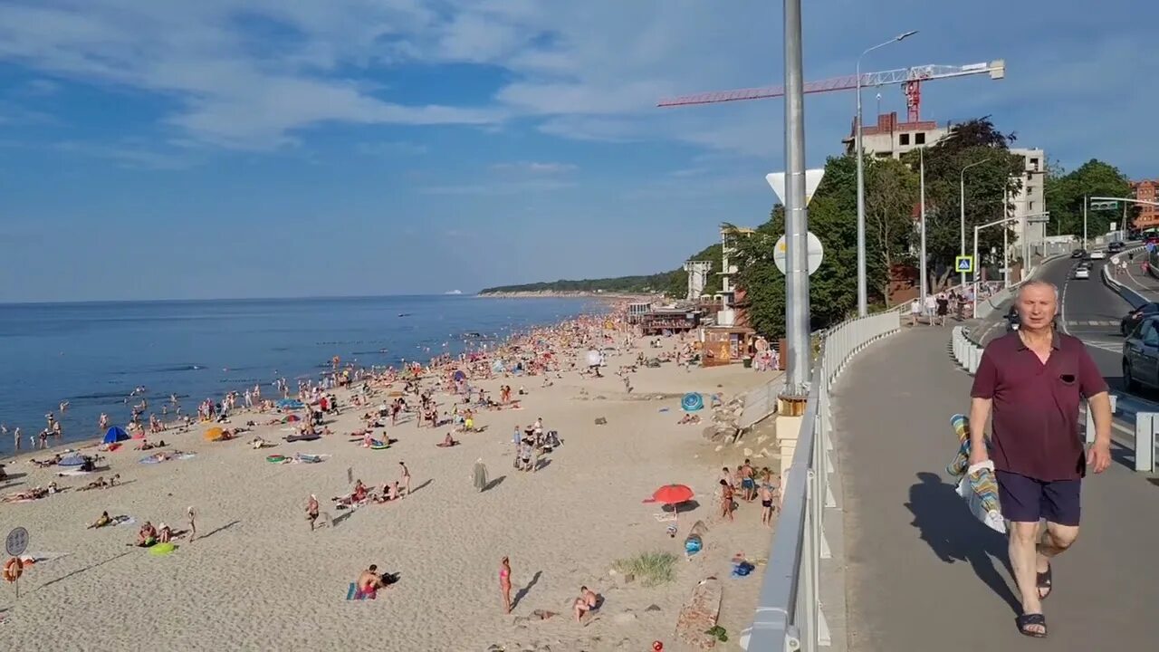 Пионерский калининградская фото пляж Как выглядят пляжи Калининграда. Пионерский курорт. - YouTube