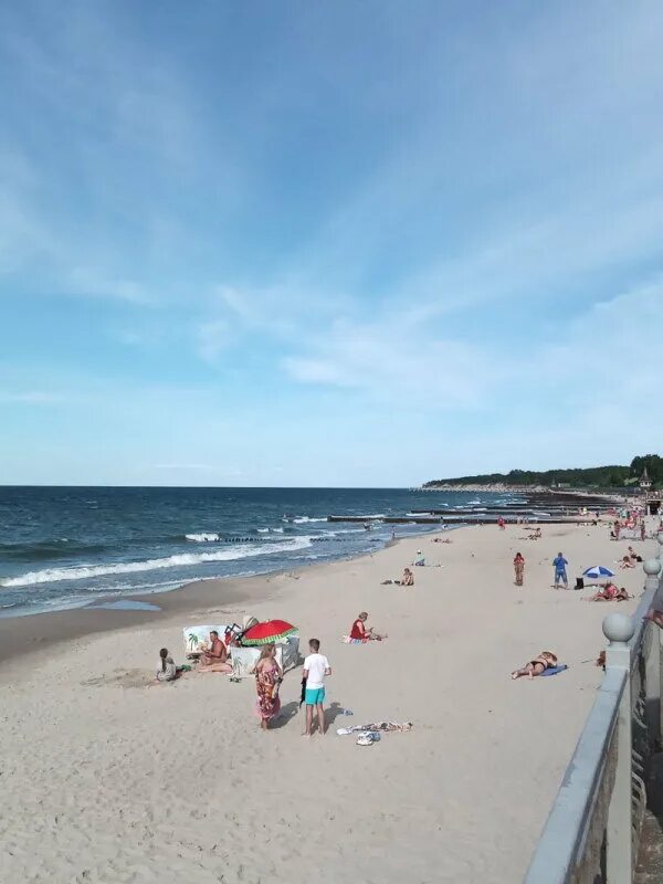 Пионерский море фото Съездил в город-курорт Пионерский из Калининграда: Балтийское море, сосновый бор