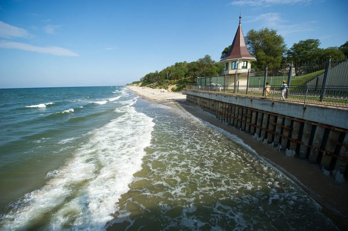 Пионерский море фото Каменный вал и немецкое прошлое": как укрепляют пляж у госрезиденции в Пионерско