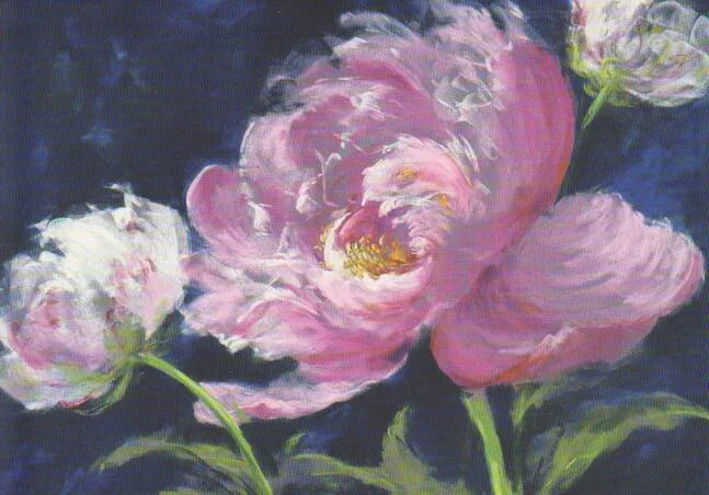 Пионы пастелью фото Painting by Nel Whatmore Watercolor flowers, Painting, Veggie art
