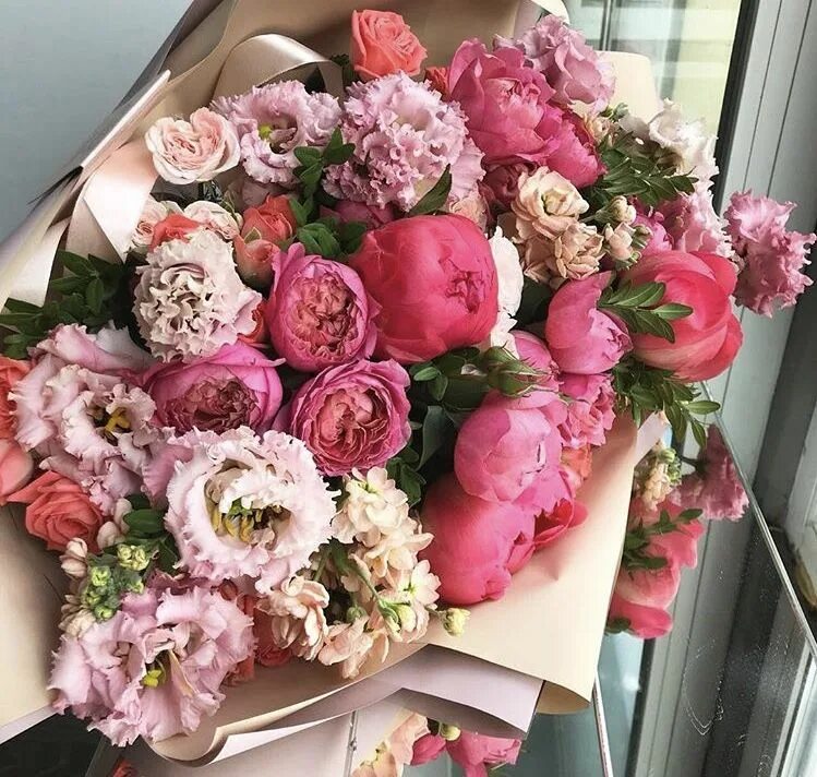 Пионы розы фото букет Pin auf fleurs fleurs