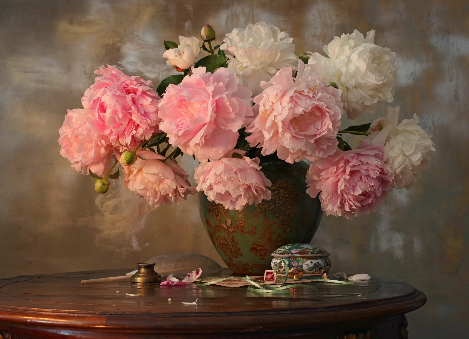 Пионы в вазе фото Натюрморт с пионами. Фотограф Морозов Андрей Flower painting, Floral oil paintin