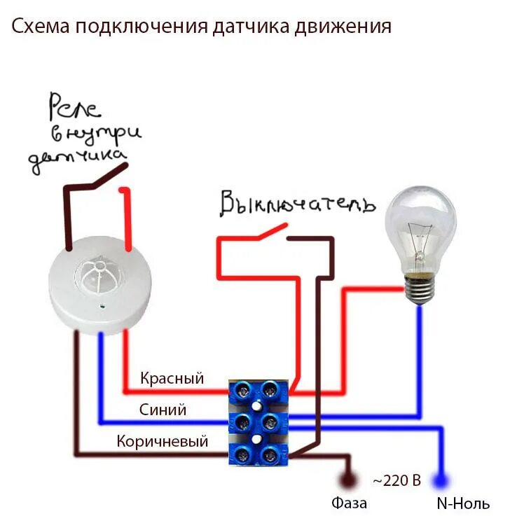 Пир датчик движения схема подключения Ответы Mail.ru: Вопрос про датчик движения