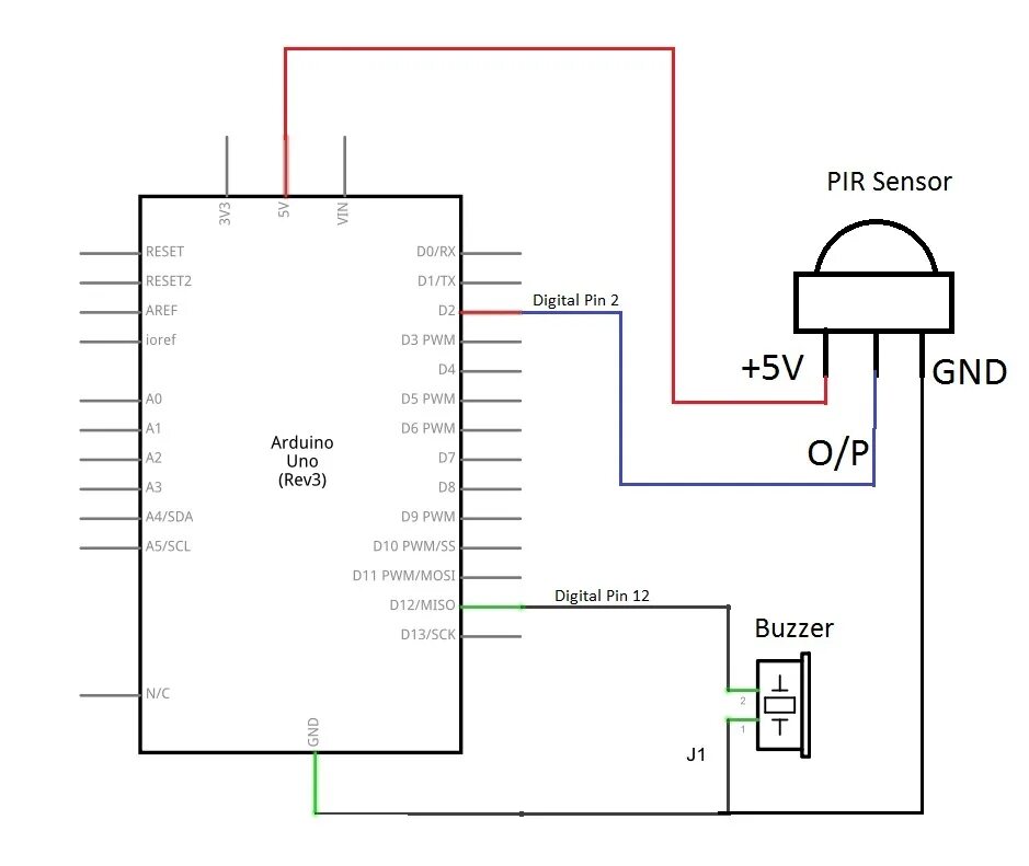 Пир датчик подключение PIR Sensor with Arduino