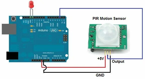 Пир датчик подключение How to Build a Motion Sensor Light Circuit Motion sensor lights, Motion sensor, 