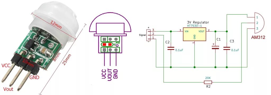 Пир датчик подключение pi 3 - Why is HC-SR501 PIR motion Sensor always on? - Raspberry Pi Stack Exchang