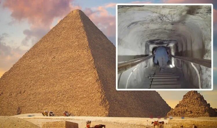 Пирамида хеопса фото внутри и снаружи Egypt mystery: 'Strange door' found inside Great Pyramid explored by investigato