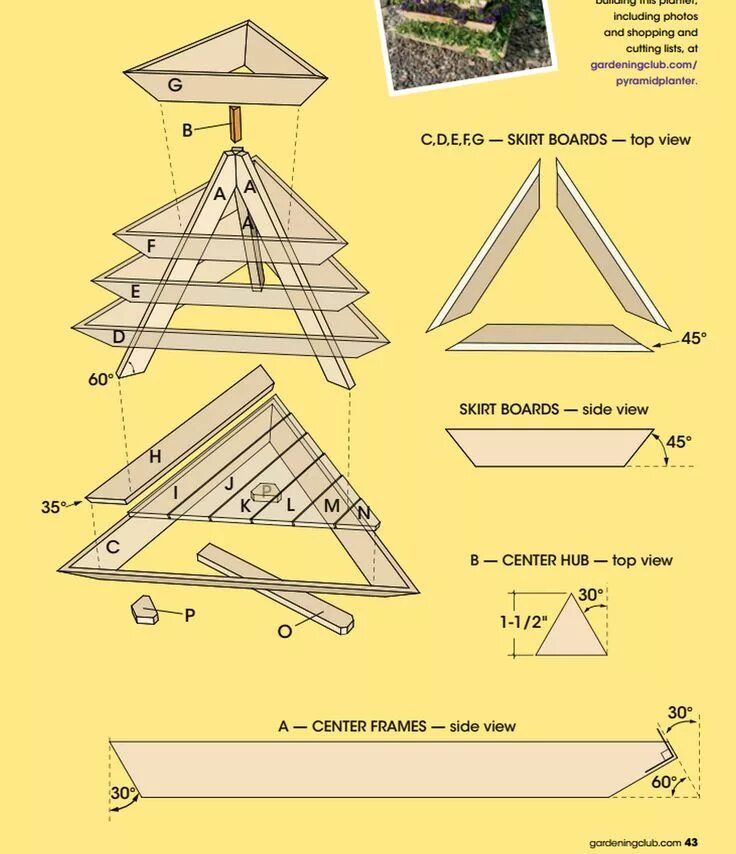 Пирамида сборка инструкция Triolife Plant Pyramid Garden planter boxes, Garden beds, Diy raised garden