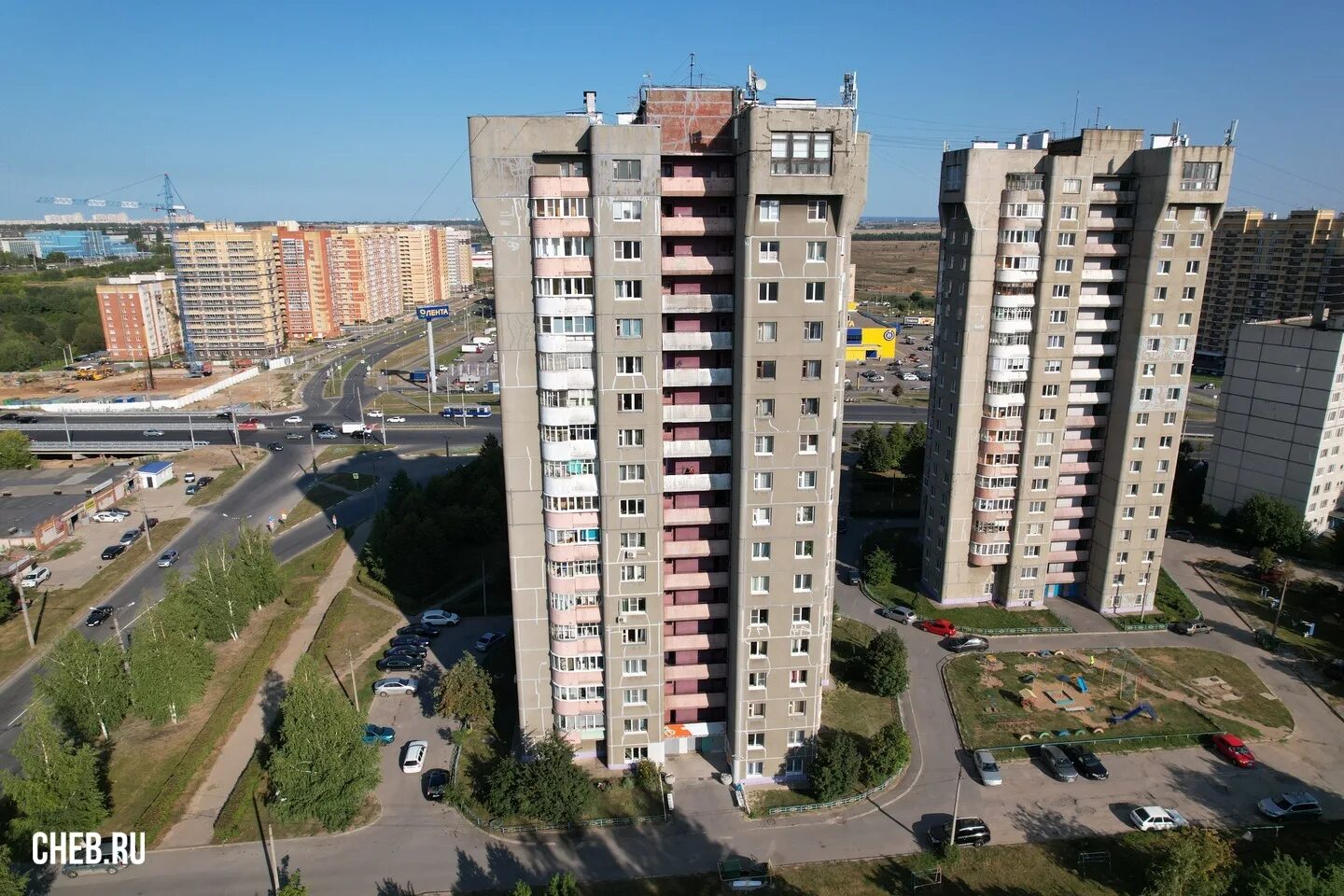 Пирамида ул ленинского комсомола 85 фото улица Ленинского Комсомола 88/87 - Чебоксары (Жилой дом)