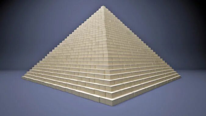 Пирамидальная схема фото Great Pyramid of Egypt 3D model 3D printable CGTrader