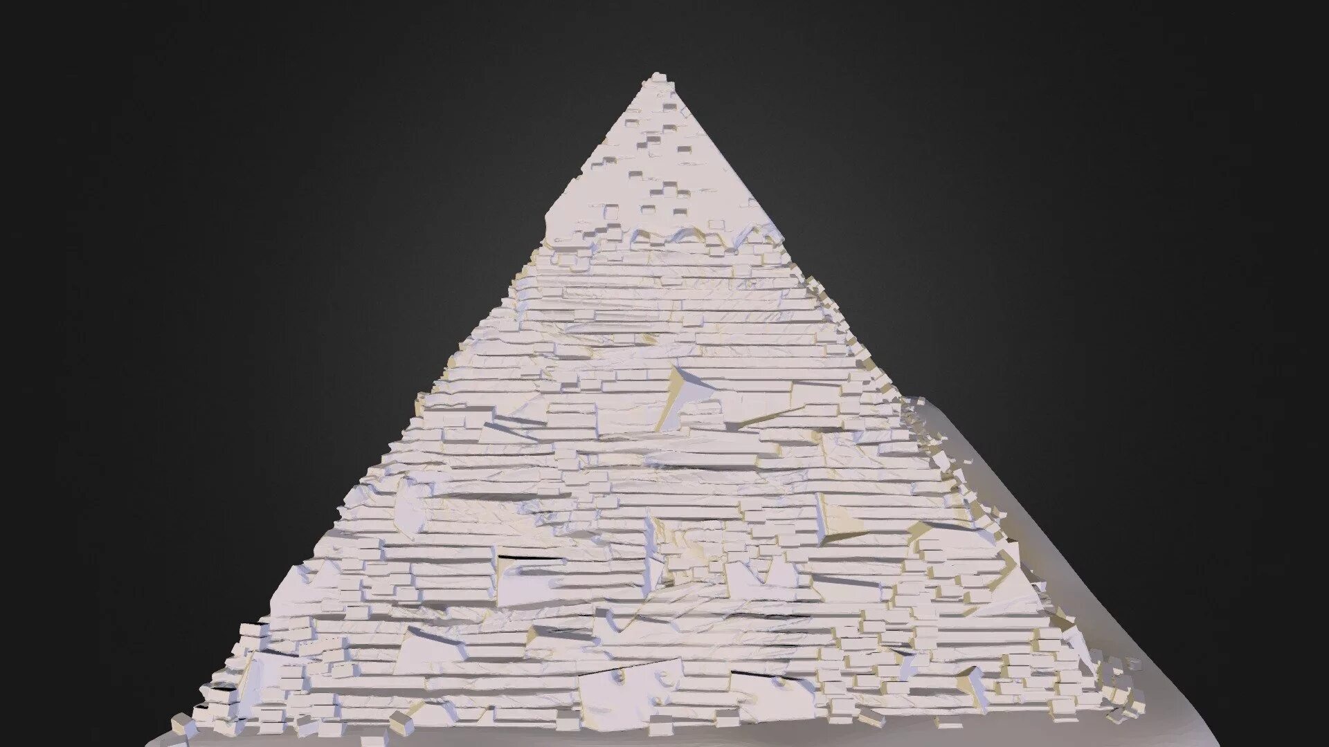 Пирамидальная схема фото Giza Pyramid - 3D model by Leo (@LeonardoZampi) 39346f5