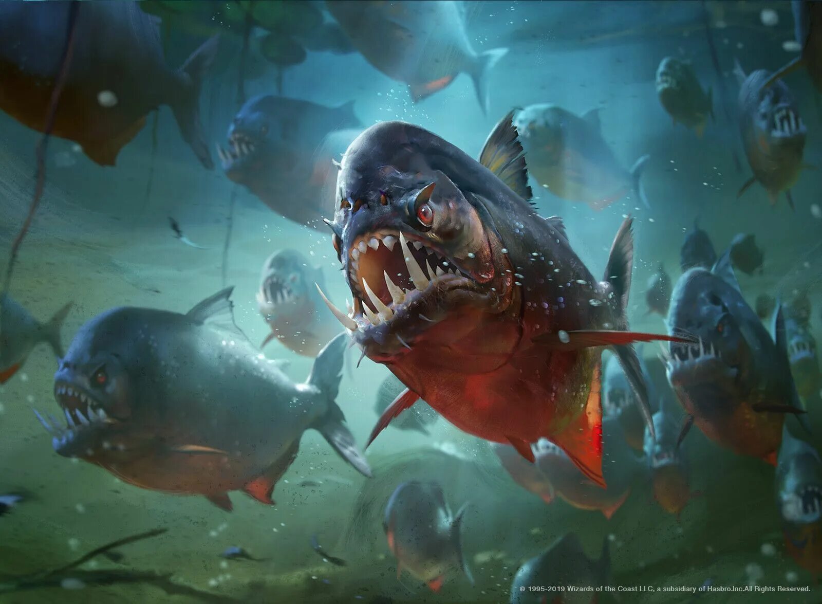Пираньи фото в природе "River Piranha", Rudy Siswanto on ArtStation at https://www.artstation.com/artwo