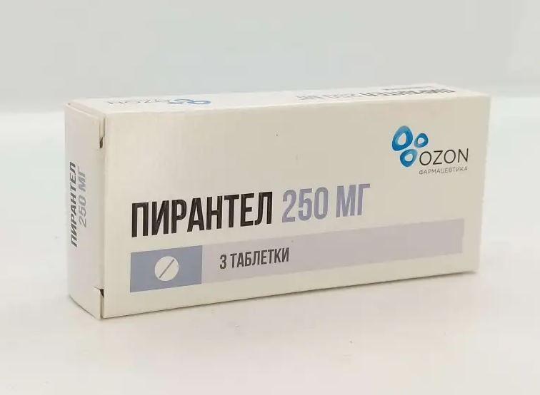 Пирантел фото таблеток Пирантел 250мг таб. № 3 по цене от 45.64 руб в Казанцеве, купить Пирантел 250мг 