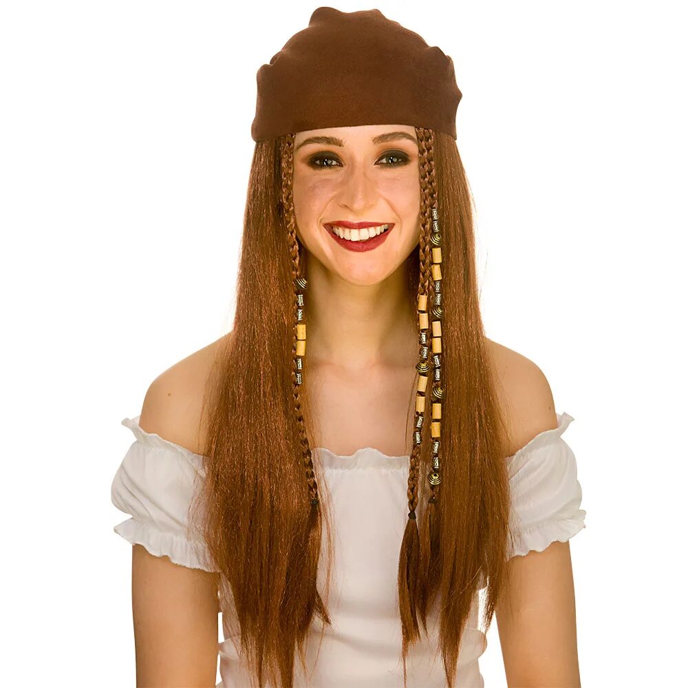 Пиратская прическа для девочки Pirate Wig & Bandana