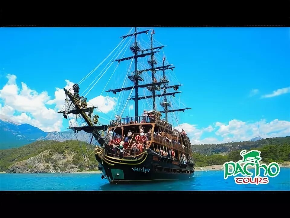 Пиратская яхта турция фото Pirate boat tour. Rejs stakiem pirackim. Пиратская яхта "Галеон". Pacho Tour - Y
