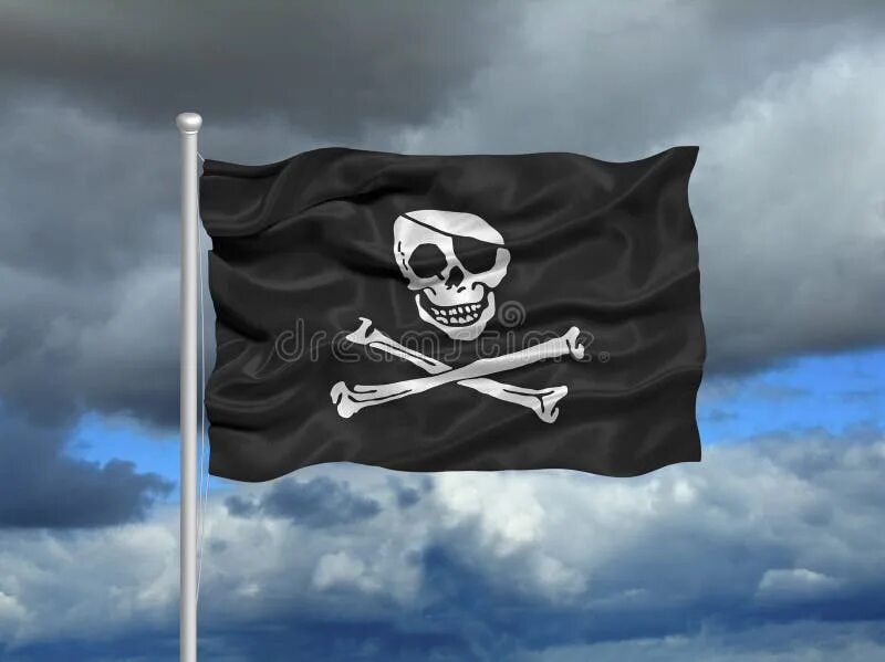 Пиратский флаг фото Pirate Flag 1 stock illustration. Illustration of pride - 5038156