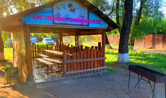 Пиратский остров граничная ул 1а фото Снять террасу на день рождения в Омске )Аренда террасы недорого