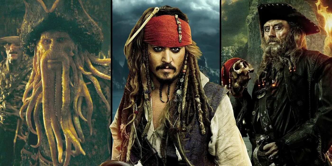 Пираты карибского моря фото героев Pirates of the Caribbean: Every Nautical Legend Used By The Franchise