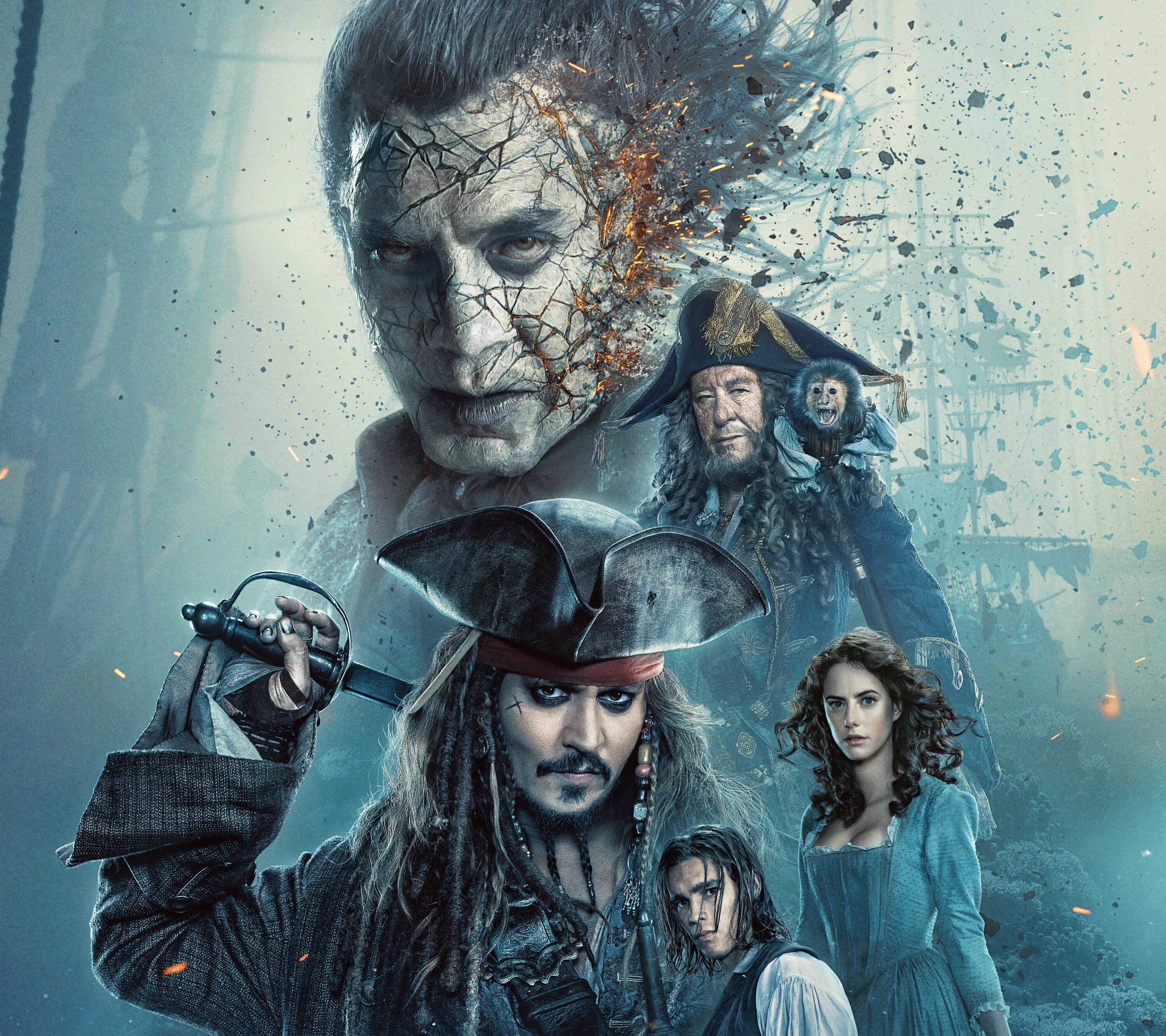 Пираты карибского моря фото пиратов мертвецы Wallpaper : Pirates of the Caribbean Dead Men Tell No Tales, Pirates of the Cari