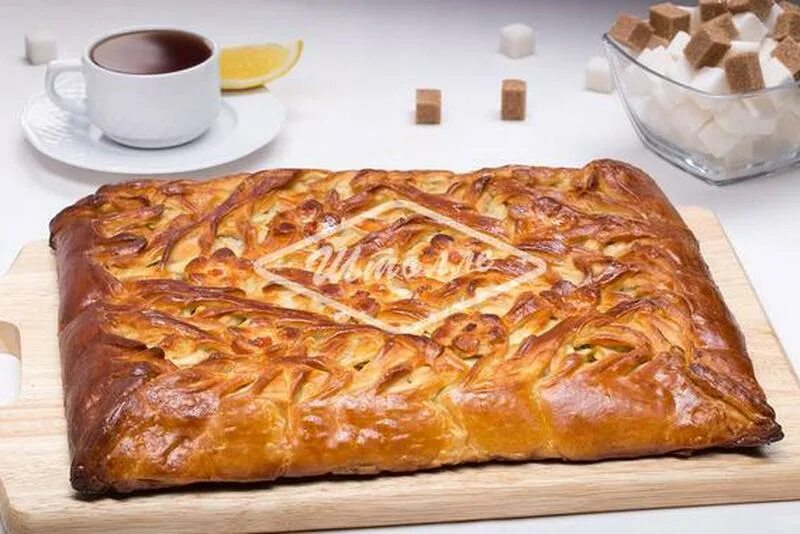 Пирог 1 кг фото Пирог с яблоками от Штолле Ростов-на-Дону Единая Служба Заказов Leverans.ru