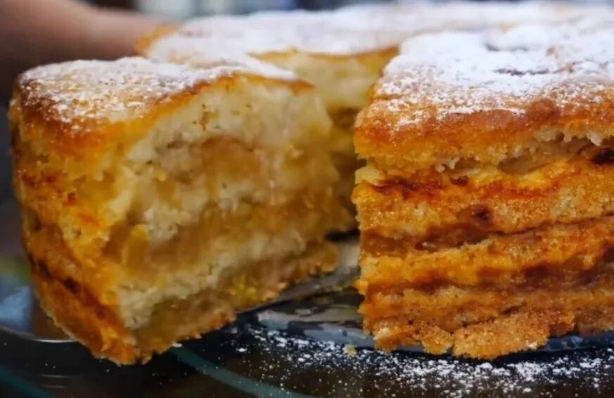 Пирог 3 стакана фото Готовим яблочный пирог "Три стакана" Продукты: 1.Крупа манная - 1 стакан.. 2021 
