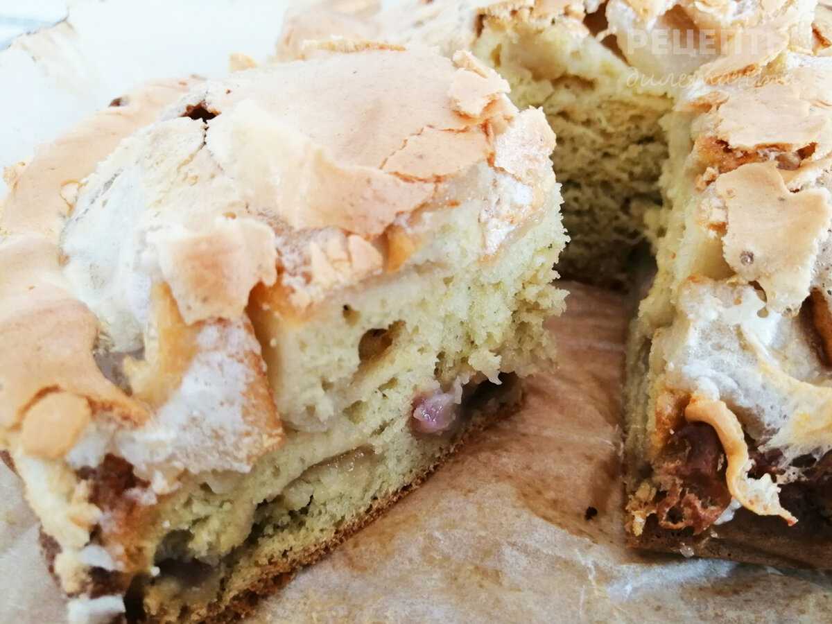 Пирог безе фото Польский пирог с яблоками и безе - CoffeePapa.ru