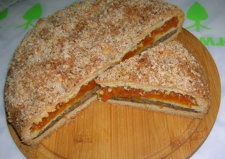 Пирог ботлихский рецепт с фото орехами Пирог с курагой и лимоном
