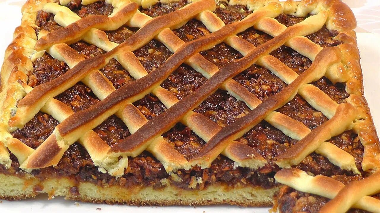 Пирог быстрого приготовления с фото Пирог с сухофруктами и орехами фото - Тоши Суши