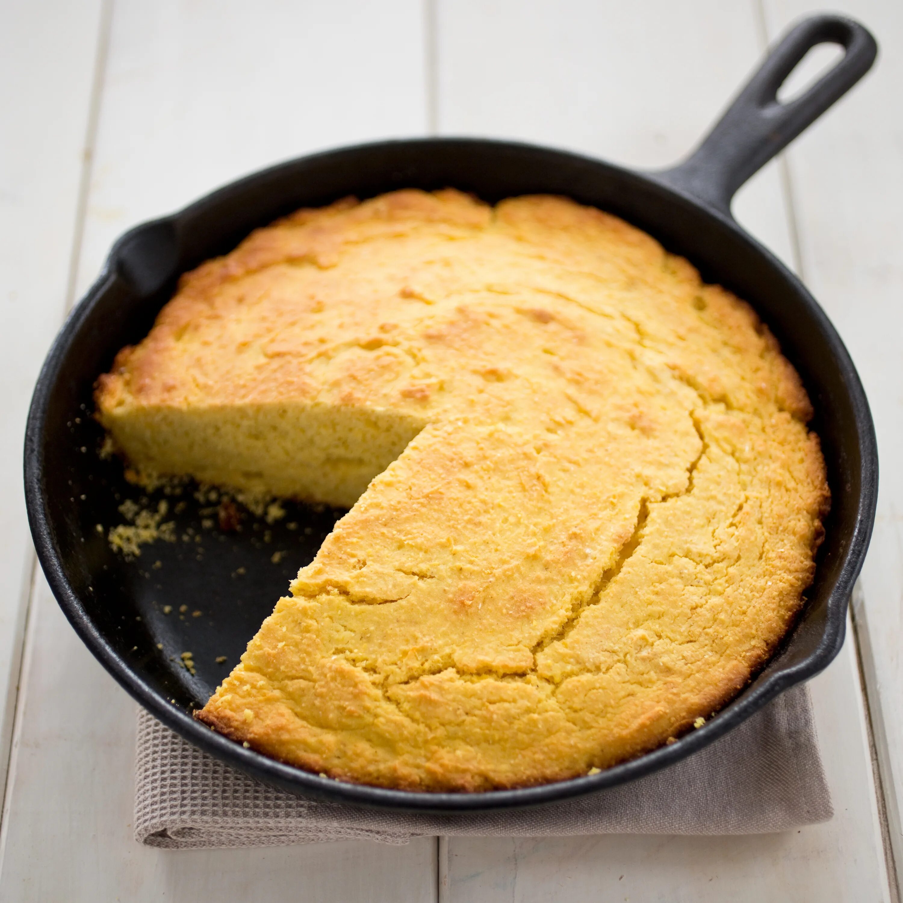 Пирог быстрый на сковороде с фото Cornbread Cast Iron Pan Factory Sale poligraf-ti.kz