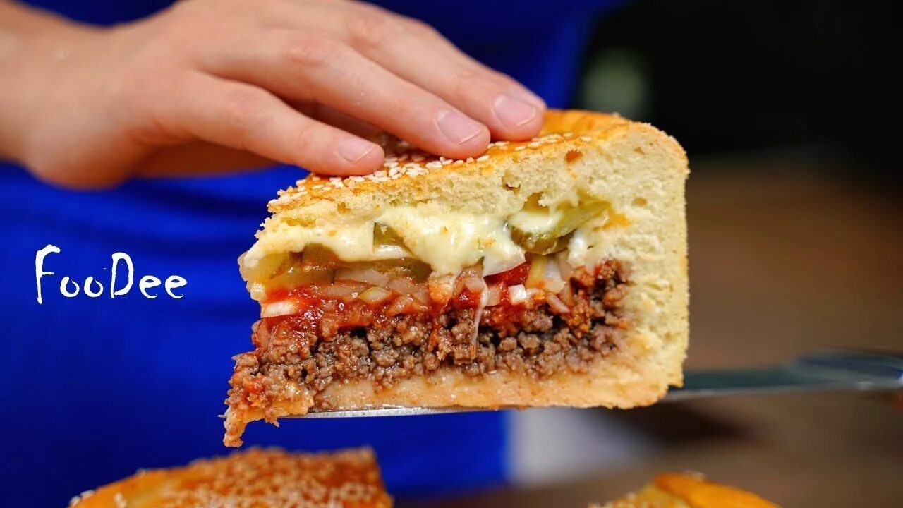 Пирог чизбургер рецепт с фото пошагово Попробовав этот мясной пирог, навсегда забудете о Макдональдсе! Пирог "Чизбургер