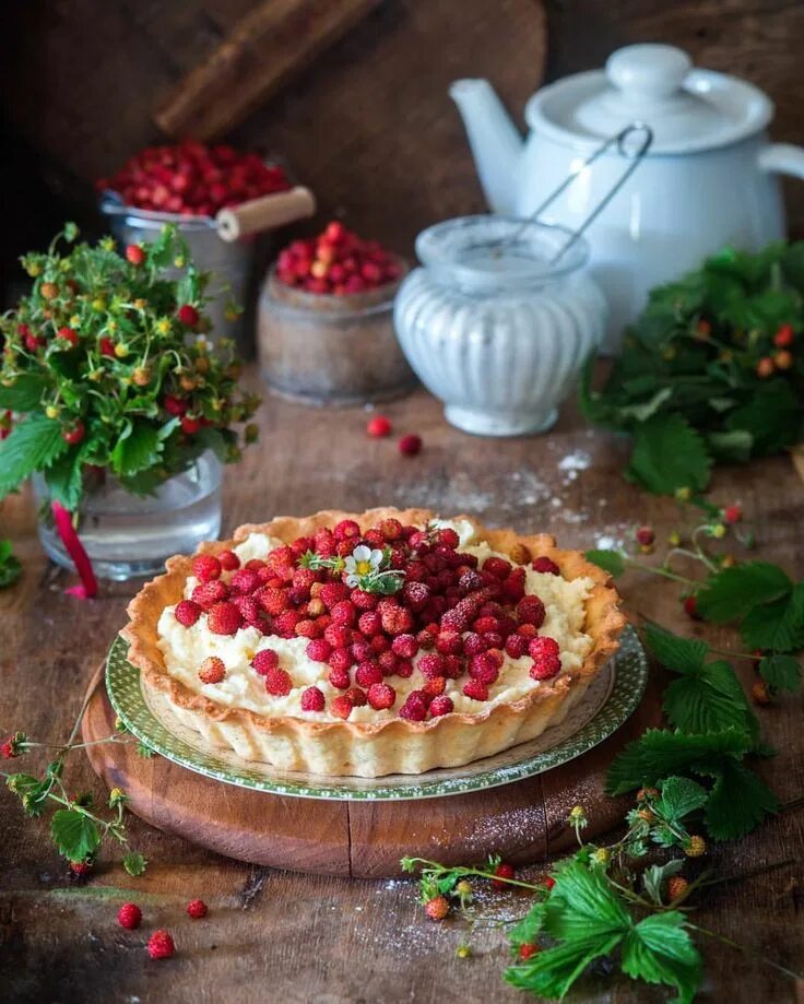 Пирог фото цветов Pin by Iri Irina on Iri Food, Summer pie, Tasty dishes