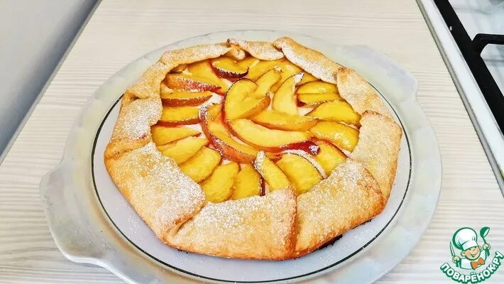 Пирог галета рецепт пошаговый с фото Галета с нектаринами и творожной начинкой - кулинарный рецепт
